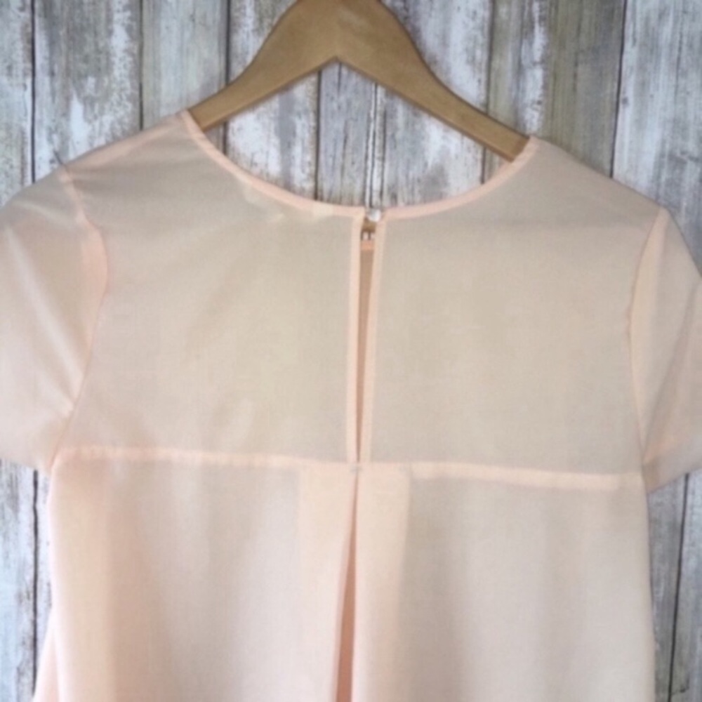 Jack By BB Dakota Peach High Low Blouse - Picture 4 of 4